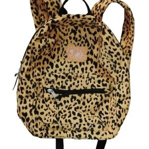 Pura Vida Beige and Black Leopard Backpack